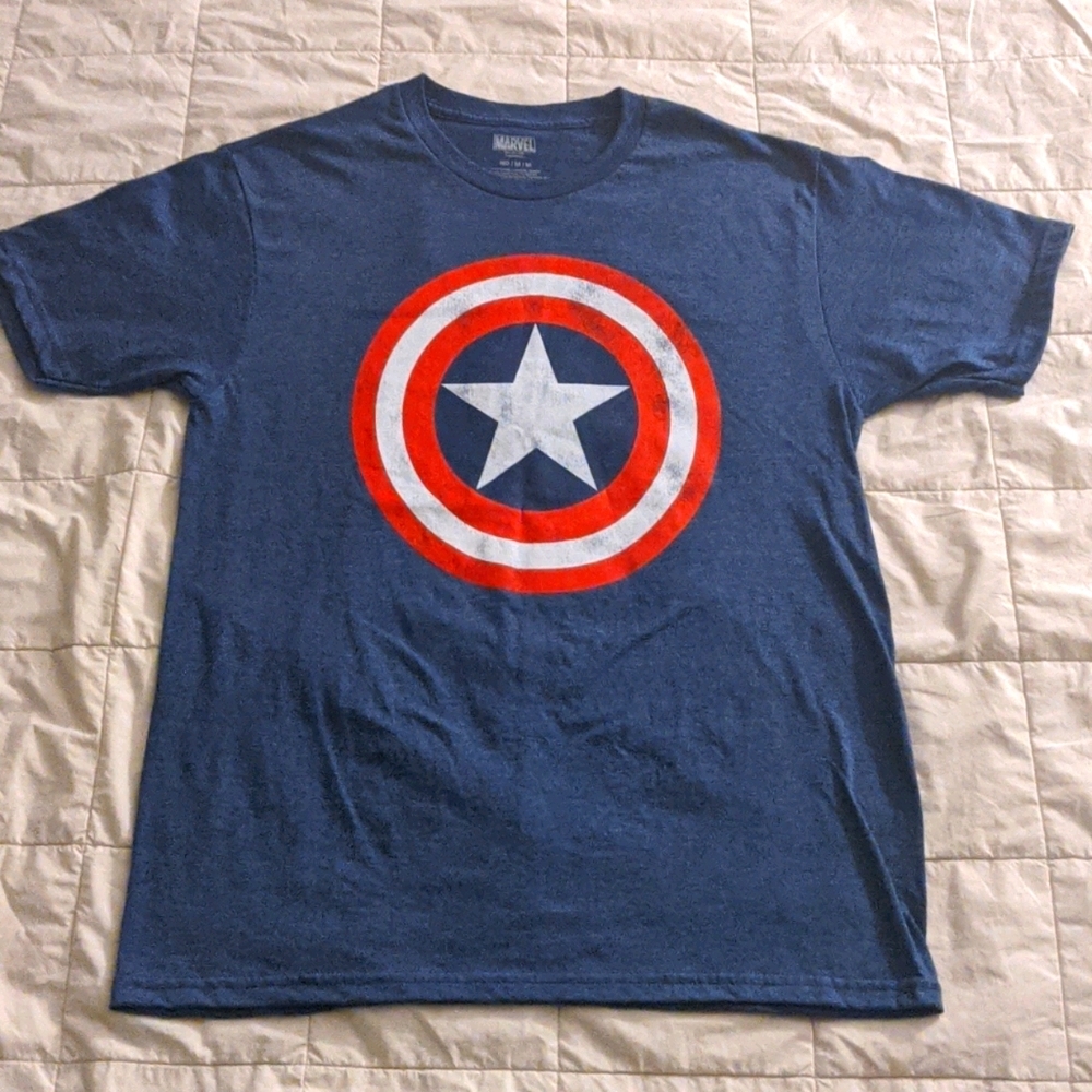 Captain America Shield Logo tee - Picture 2 of 2